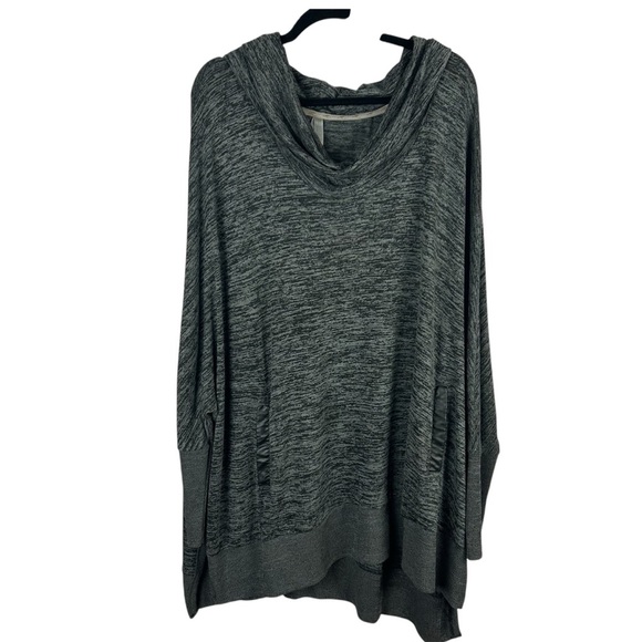 Melissa McCarthy Seven7 Long Sleeve Gray Tunic with Front Pockets Size 3X - Picture 1 of 13